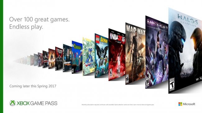 Xbox Game Pass, Microsoft lanza un Netflix para Xbox One