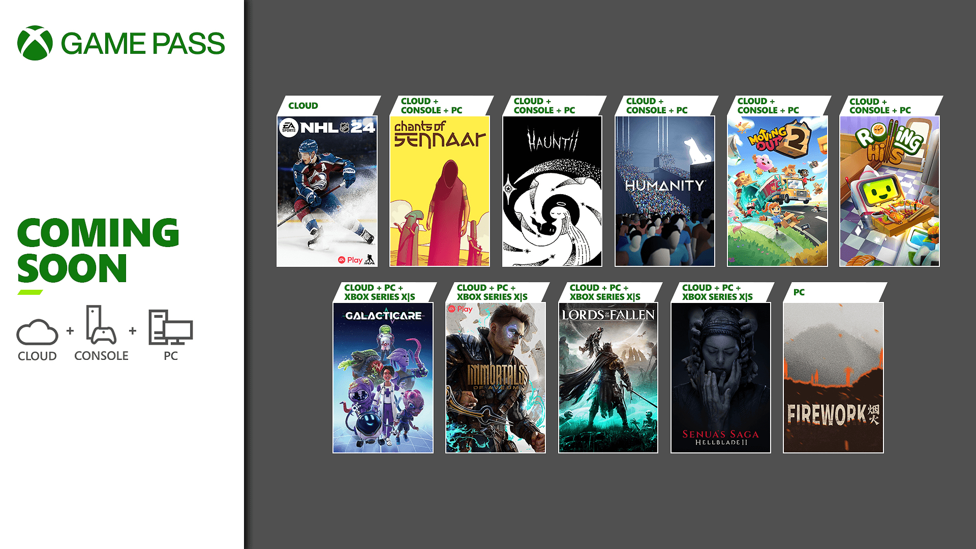 Hellblade II, Immortals of Aveum, Lords of the Fallen y mucho más llegarán muy pronto a Game Pass