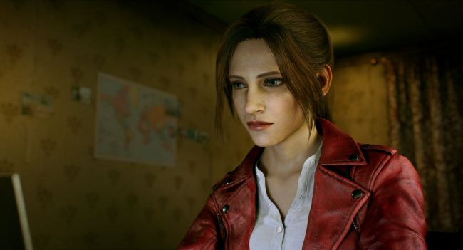 Claire y Leon posan en Resident Evil: Oscuridad Infinita