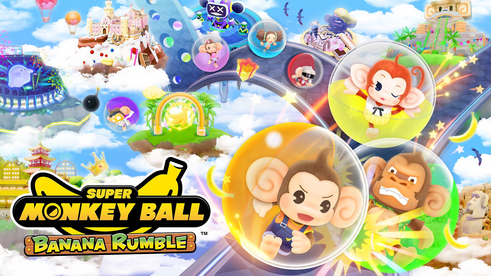 Vamos a hacer el mono con amigos en verano con Super Monkey Ball Banana Rumble