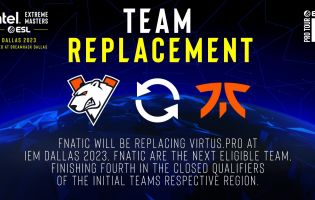 Fnatic sustituirá a Virtus.pro en el IEM Dallas 2023