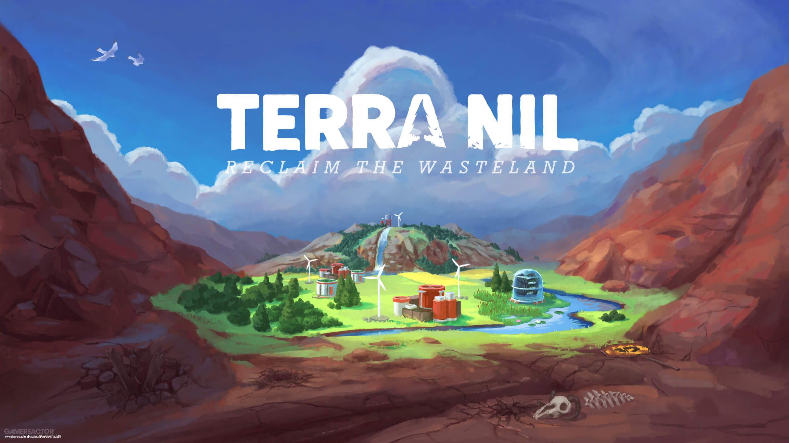 Transform a wasteland into an orchard with Terra Nil, the eco-responsible strategy title