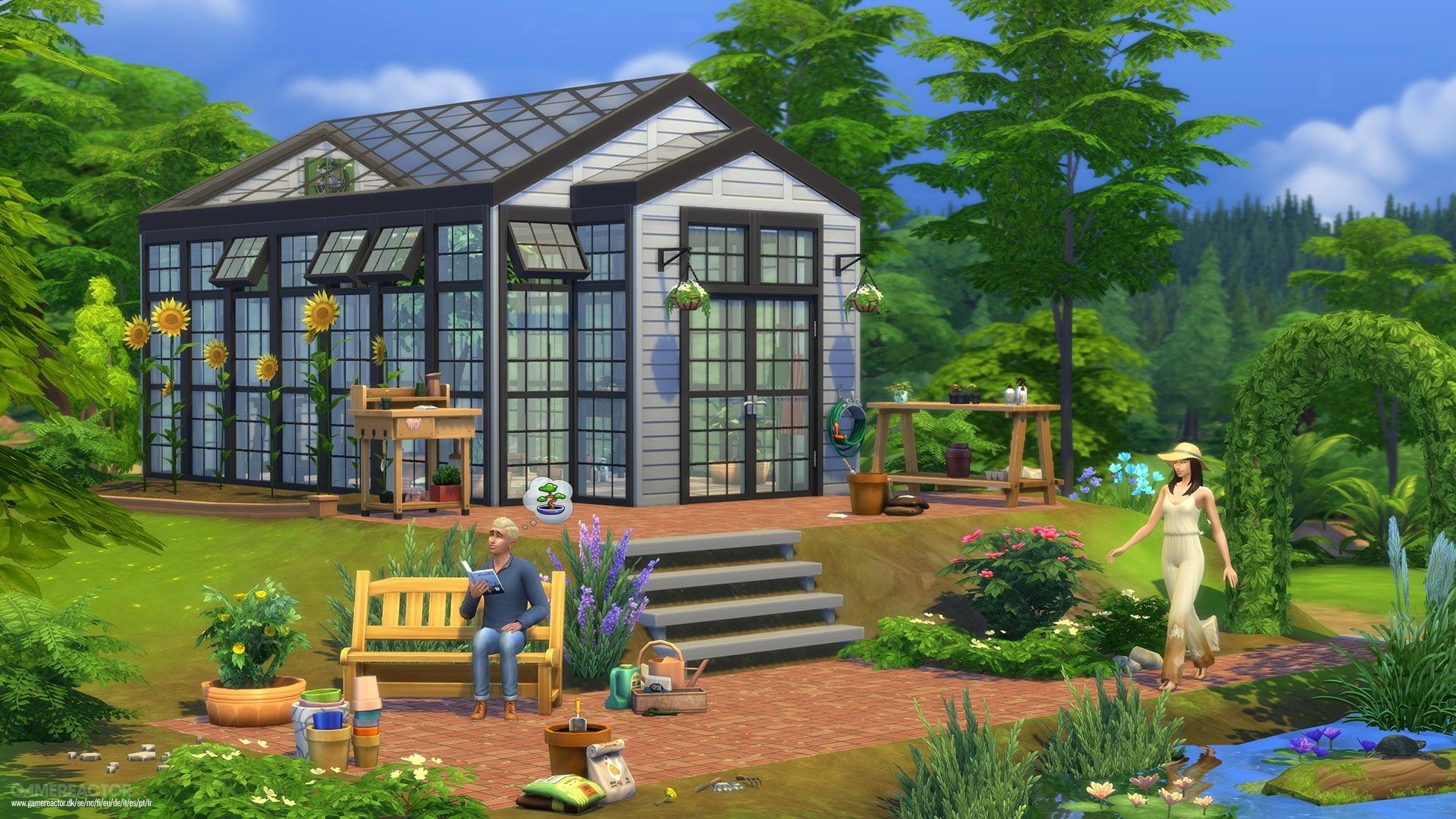 The Sims 4 is renovating the basement and the garden starting April 20