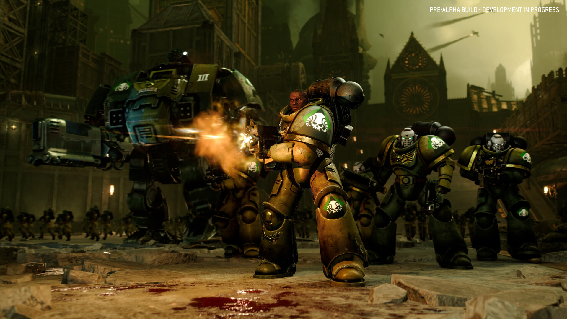 Total War: Warhammer 40,000 Battlefield a tope con entornos destructibles