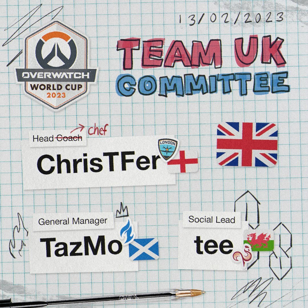Overwatch World Cup UK Team Head Coach and General Manager Revealed