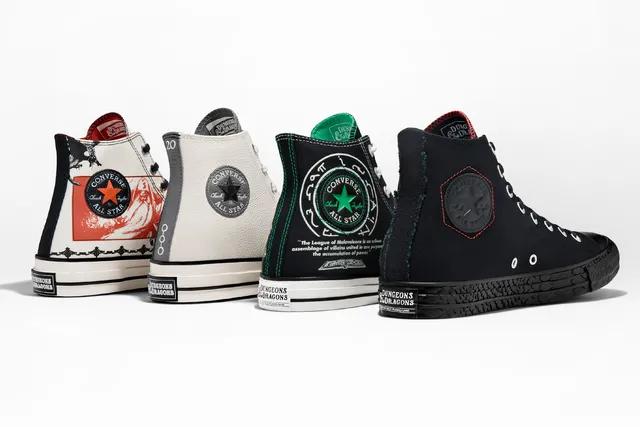 Converse lanza unas zapatillas personalizables de Dragones y Mazmorras