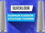 Las torres Citation de Harman Kardon son unos altavoces robustos y potentes para tu setup sonoro