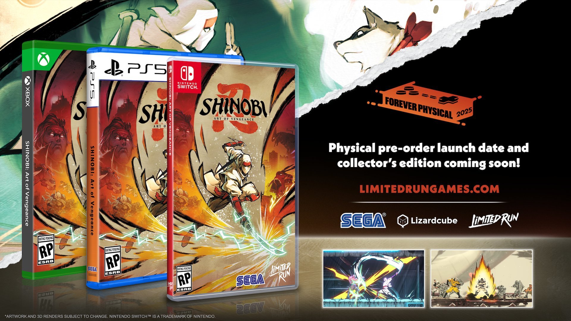 Shinobi: Art of Vengeance tendrá un lanzamiento físico para consolas