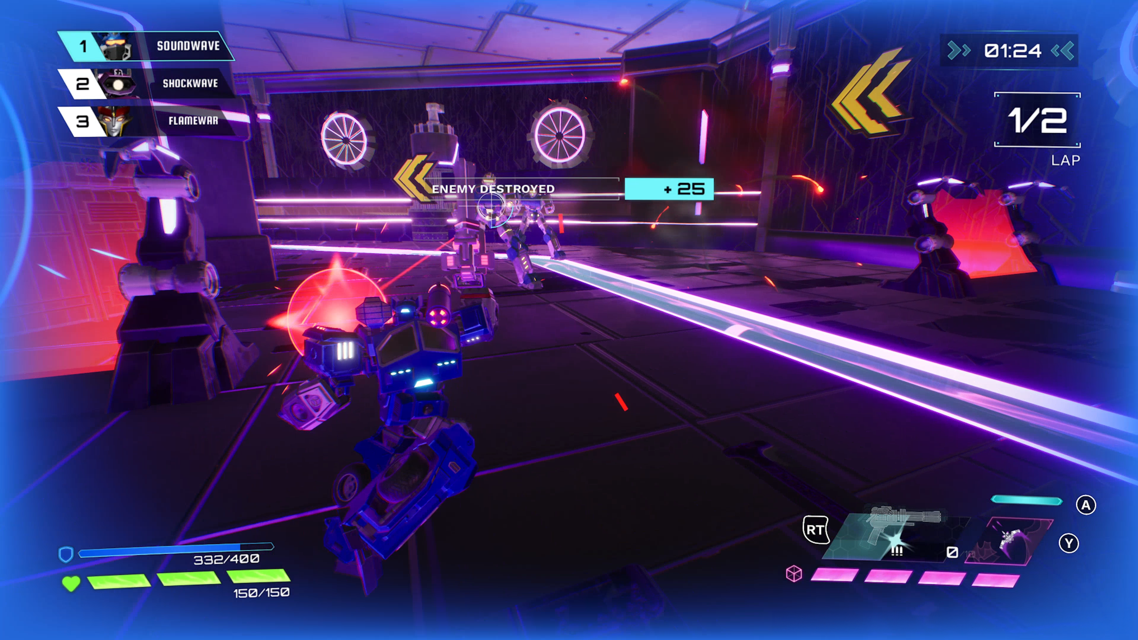 Echa un vistazo a los 11 bots jugables de Transformers: Galactic Trials