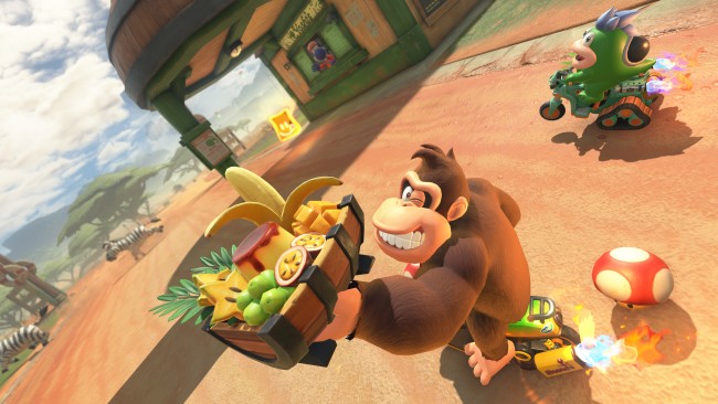 Un par de pistas podrían sugerir que Nintendo tiene preparado un DLC de Donkey Kong para Mario Kart World