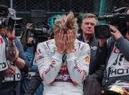 Desconsolado al llegar medio segundo después de Álex Palou, y ahora descalificado del Indy 500