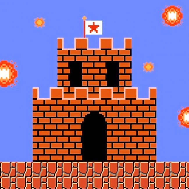 El Museo Nintendo añade el icónico castillo de Mario de 8 bits a la foto