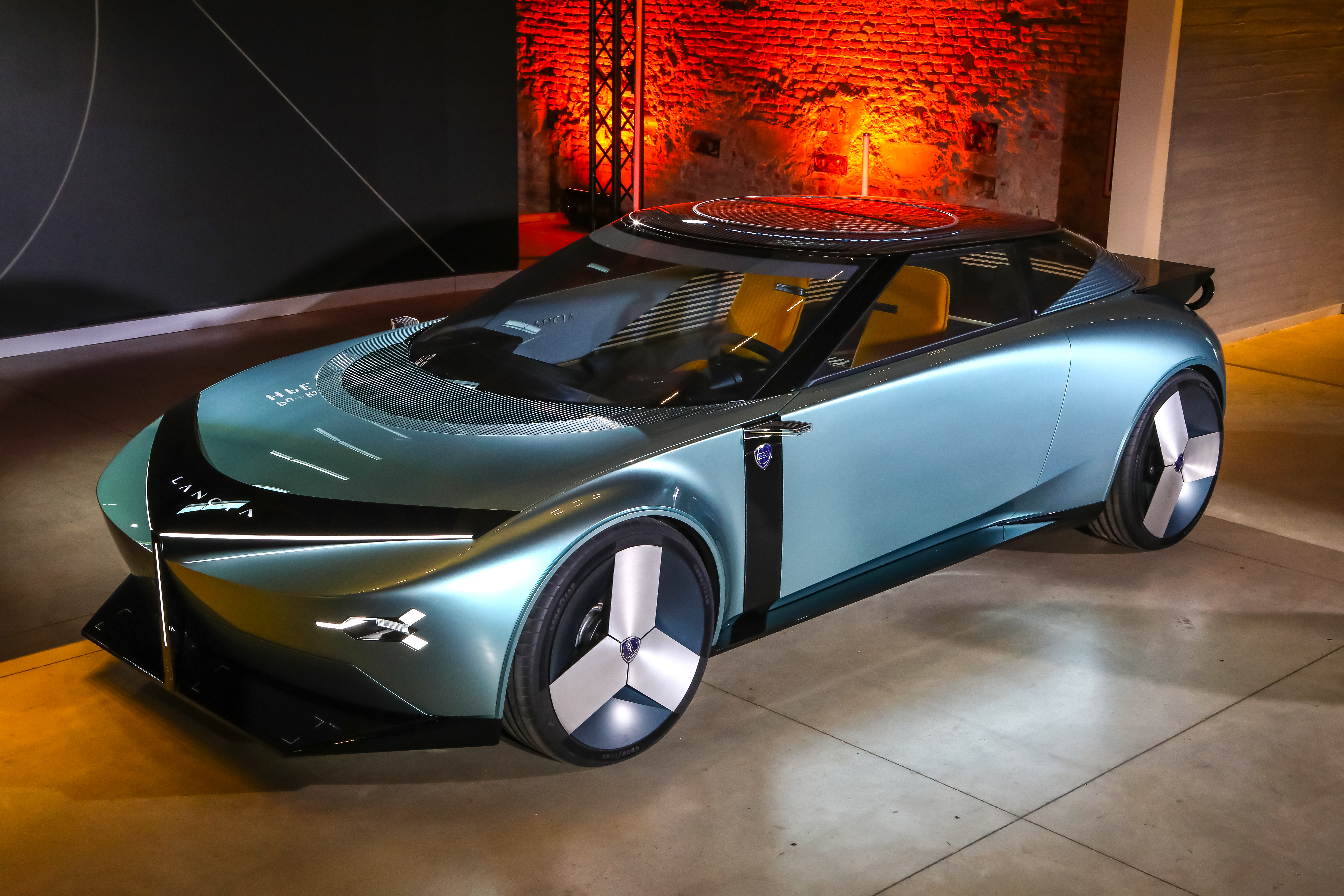 Lancia lifts the curtain on its 100% electric car of the future