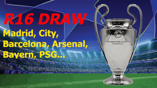 Sorteo de la UEFA Champions League: anunciados los rivales de octavos de final y cuadro completo