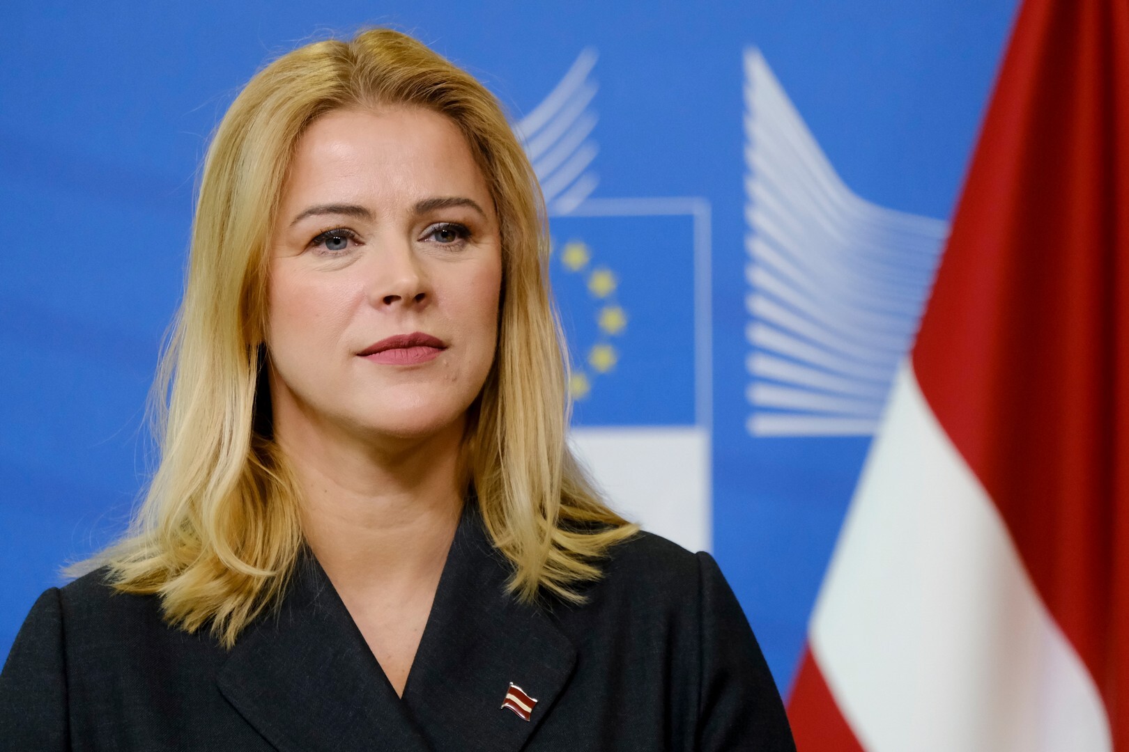 Evika Silina, Primera Ministra de Letonia, dimite por la gestión de los drones ucranianos