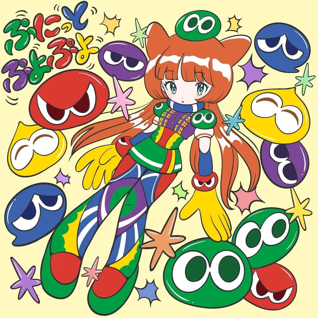 Puyo Puyo cumple 35 años y lo celebra con el estreno del tema j-pop Punipunidenki en Youtube