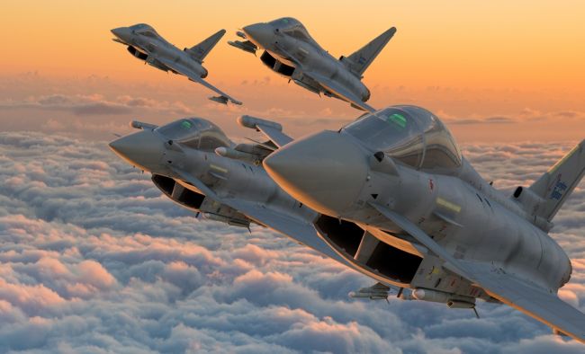 El Reino Unido intercepta aviones rusos sobre el Mar Báltico