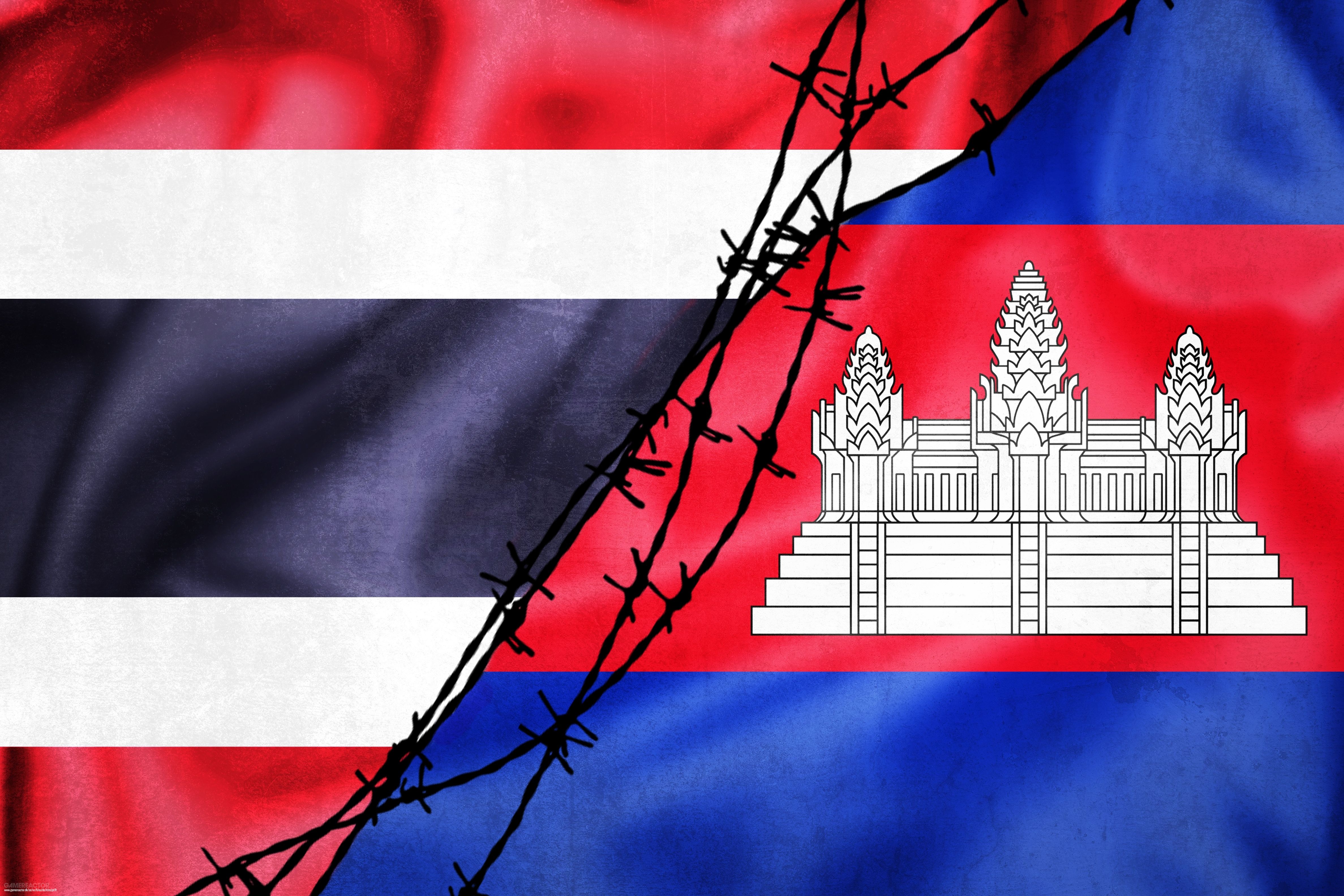El primer tramo de la valla fronteriza de Tailandia en la frontera con Camboya se ha completado