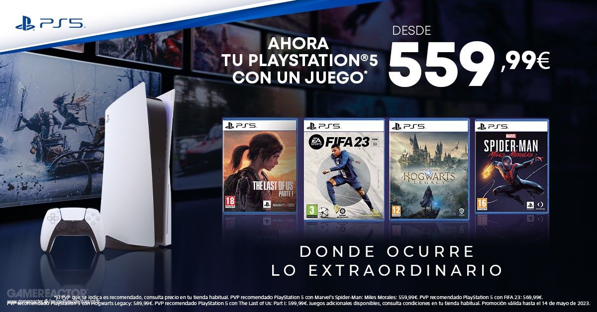 PS5 special offer with game of your choice from now until mid-May