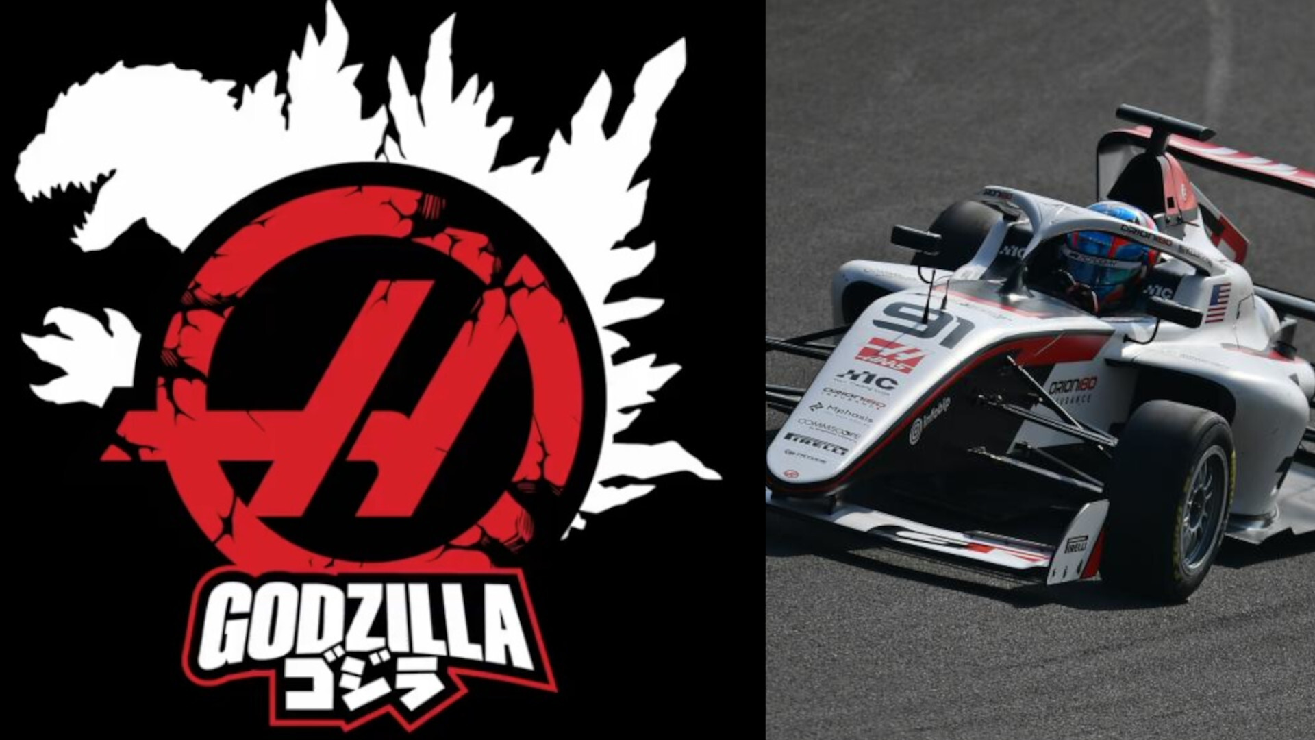 Haas F1 Team y Godzilla se unen para una colaboración esta temporada