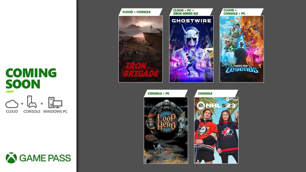 Ghostwire Tokyo, Minecraft Legends, NHL 23, Loop Hero and Iron Brigade legally a Game Pass