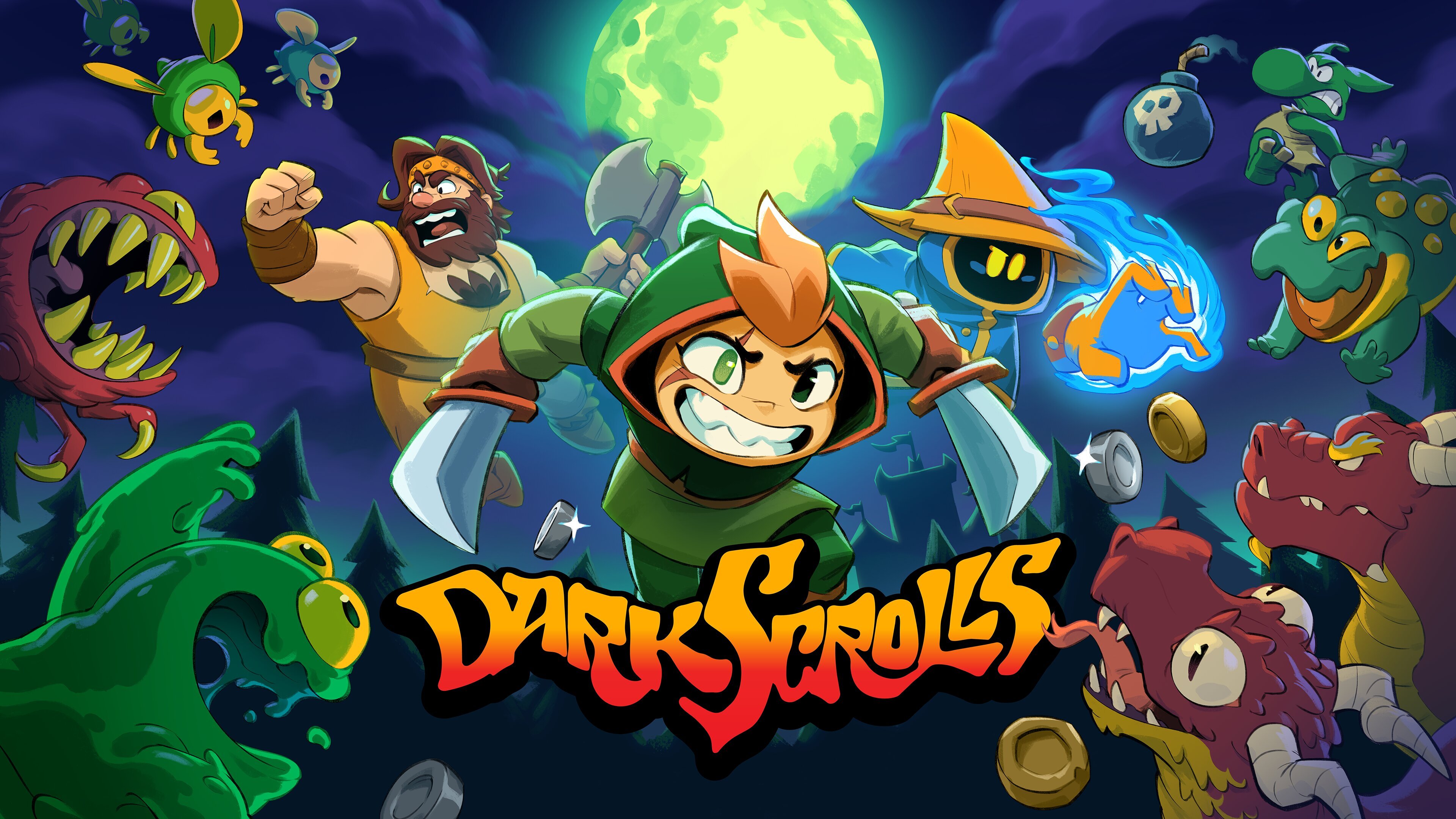 Dark Scrolls es el nuevo "pixel dungeon scroller" de los creadores de Gato Roboto y Gunbrella