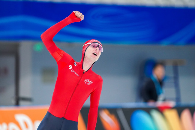 El noruego Sander Eitrem bate un nuevo récord olímpico y consigue su primera medalla de oro en los Juegos Olímpicos