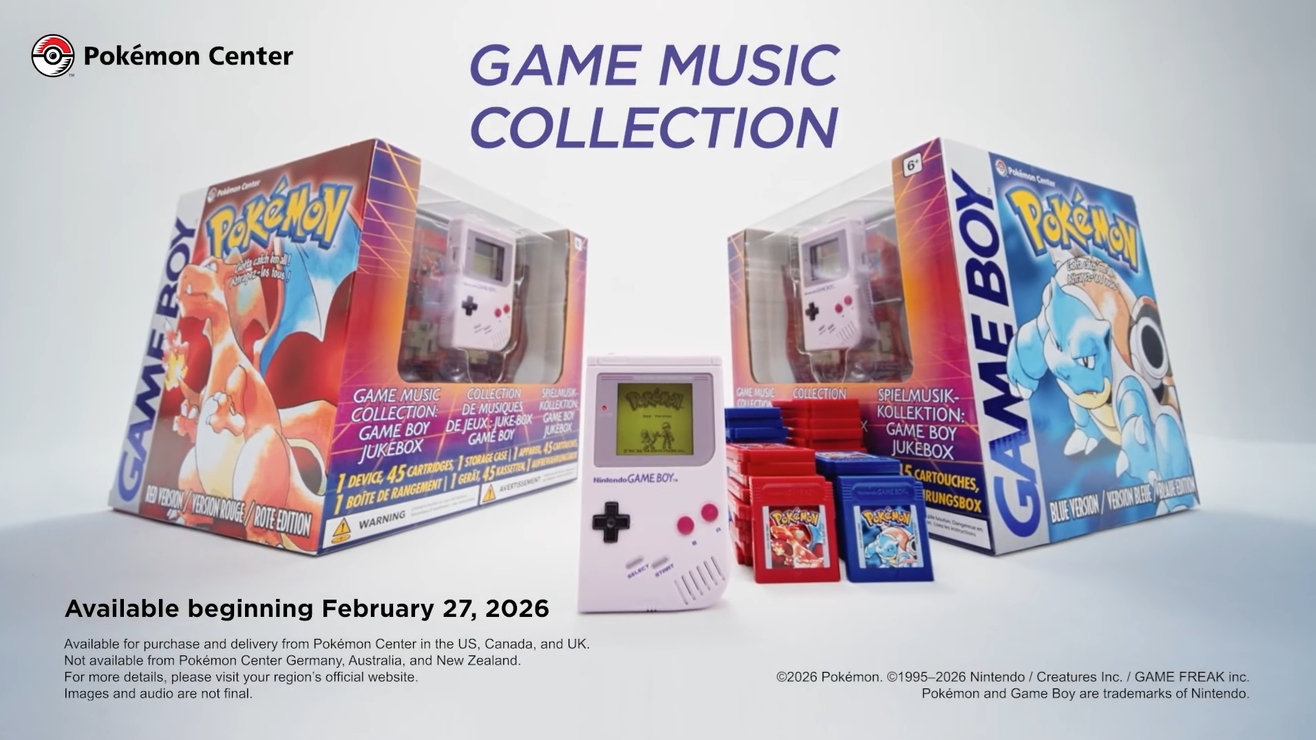 El ritmo de las melodías clásicas de Pokémon nos invade gracias a Pokémon Game Music Collection