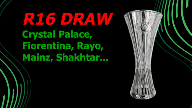 Sorteo de la Conference League de la UEFA: se anuncian los rivales para octavos de final y el cuadro completo