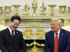 Trump se re&uacute;ne con el presidente surcoreano y menciona conversaciones con Kim Jong Un