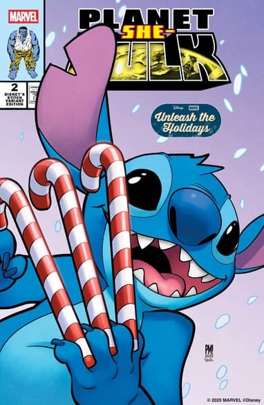 Stitch vuelve para adornar las portadas de varios cómics Marvel de próxima aparición