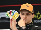 Oscar Piastri, George Russell y Alex Albon celebraron un campeonato de UNO "con reglas cuestionables"