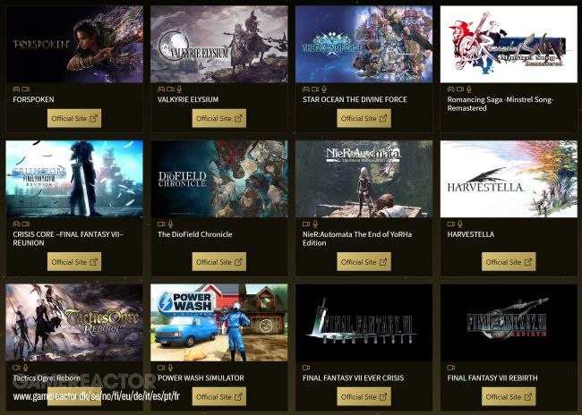 Square Enix lanzará nuevos tráilers de Final Fantasy VII Rebirth y FF XVI en el TGS