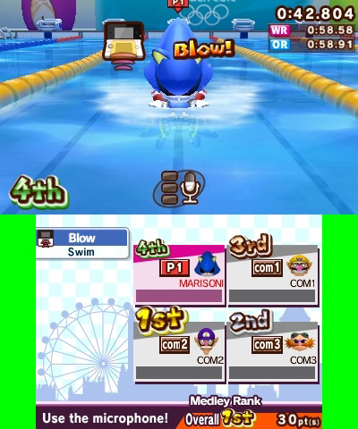 Mario & Sonic en los Juegos Olímpicos - London 2012