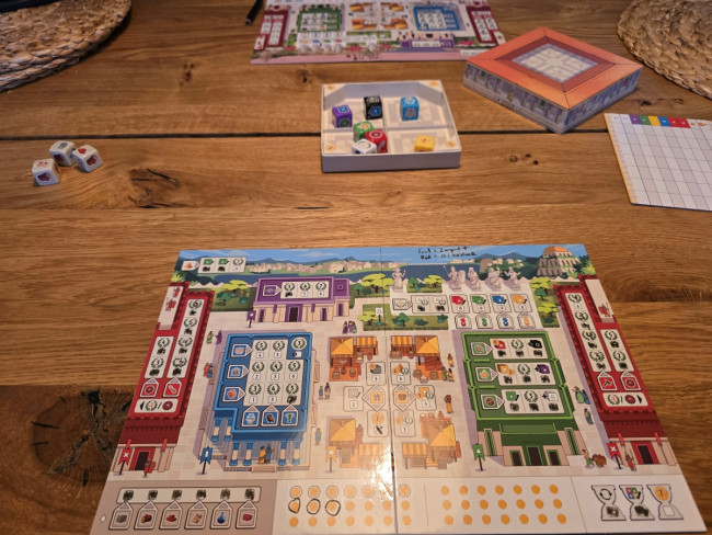 Reseña de 7 Wonders Dice, el juego de mesa