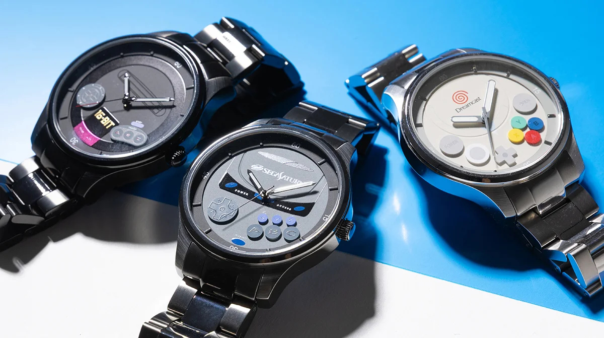 Sega va a sacar al mercado unos relojes retro con un elegante diseño inspirado en sus consolas