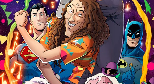 Superman Batman y Weird Al Yankovic... DC presenta la serie de cómics más extravagante del mundo