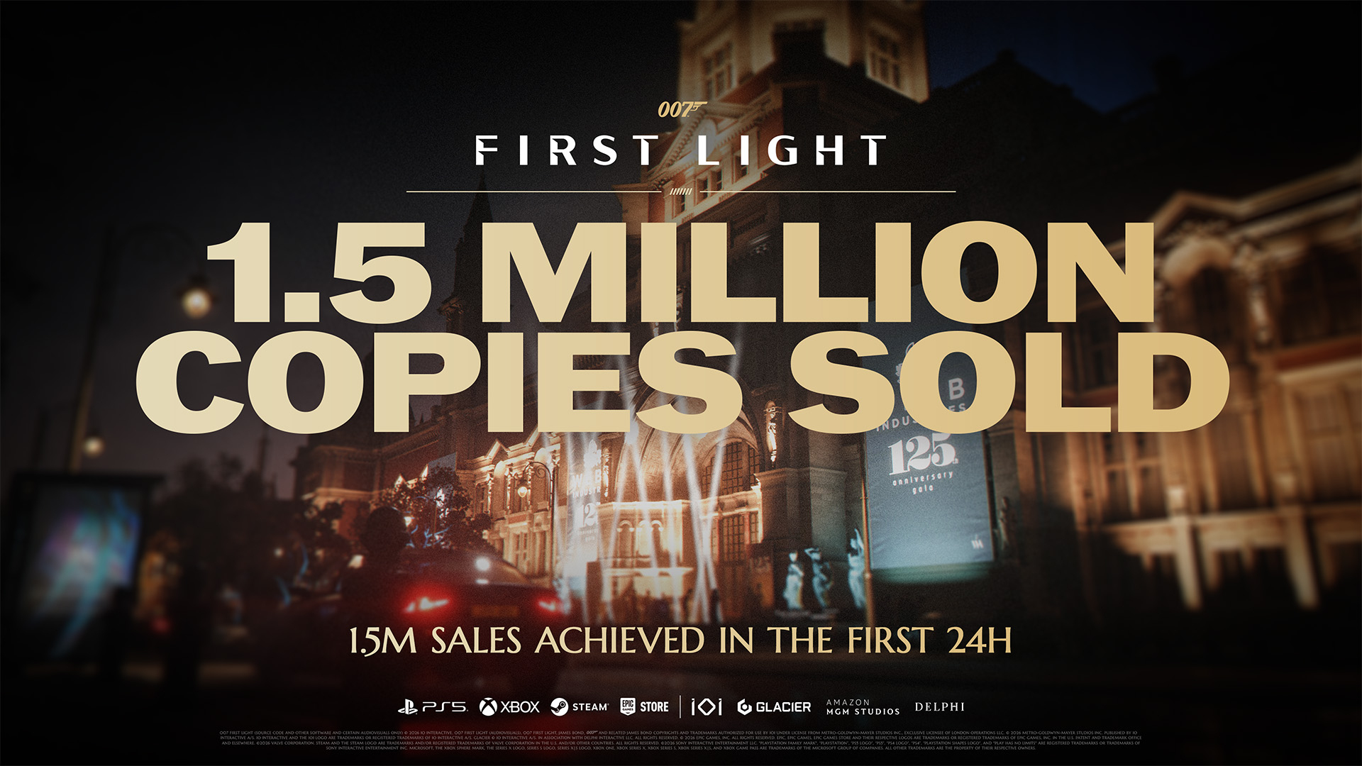 007 First Light ha vendido más de 1,5 millones de copias en sólo 24 horas.