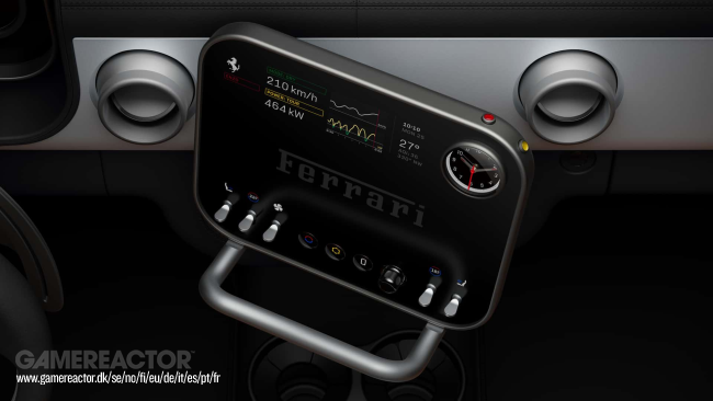 Ferrari desvela el interior de su primer coche eléctrico