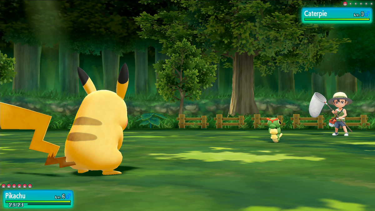Gameplay De Paseo Por El Bosque Verde De Pokémon Lets Go
