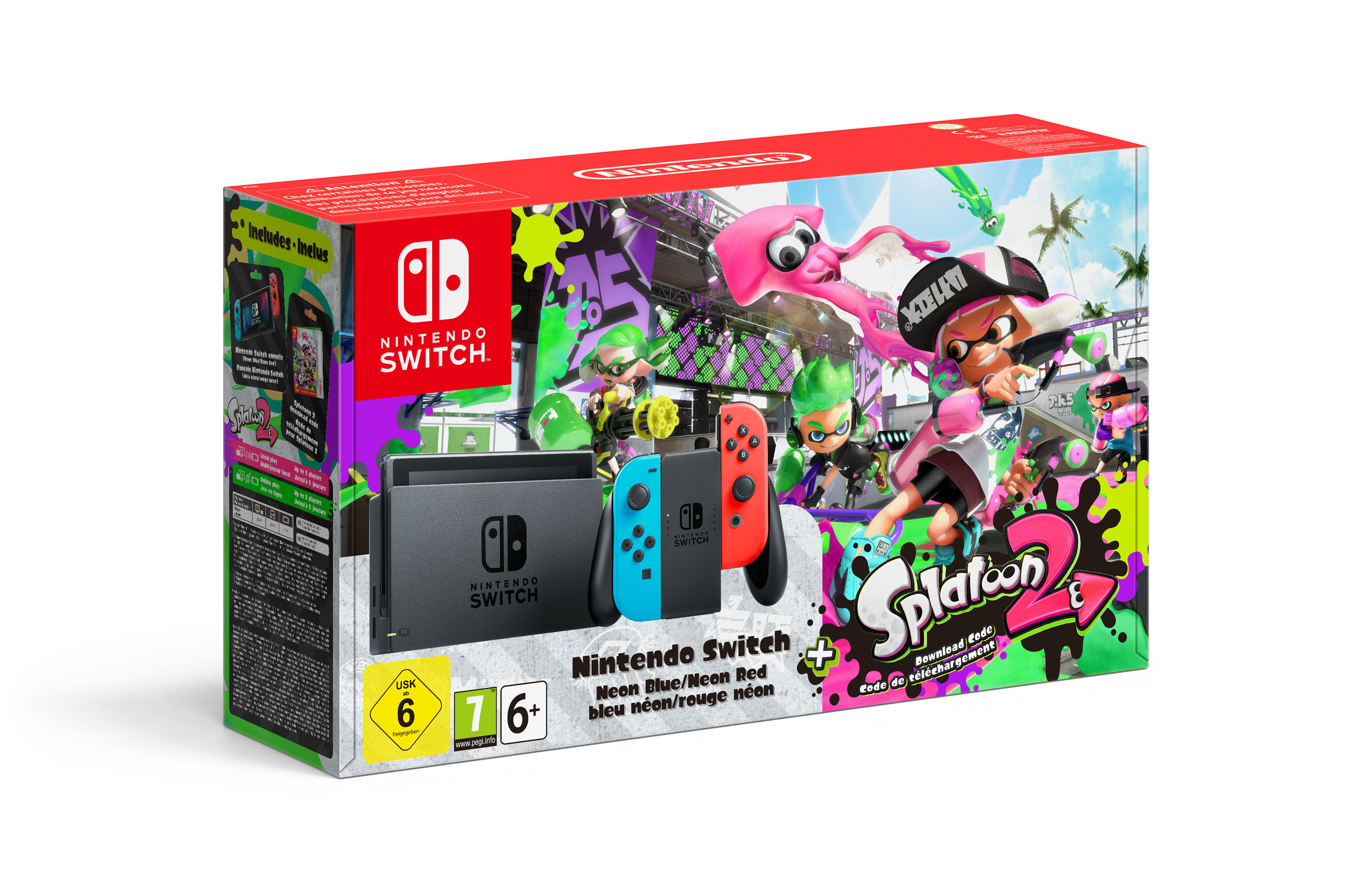 Nuevo pack Switch más Splatoon 2, y una mochila ideal