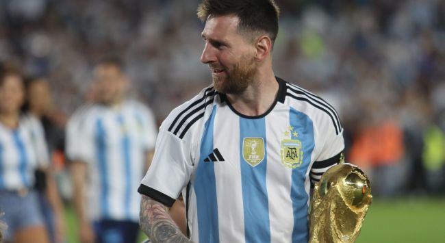 Una publicación oficial de la web del Balón de Oro 