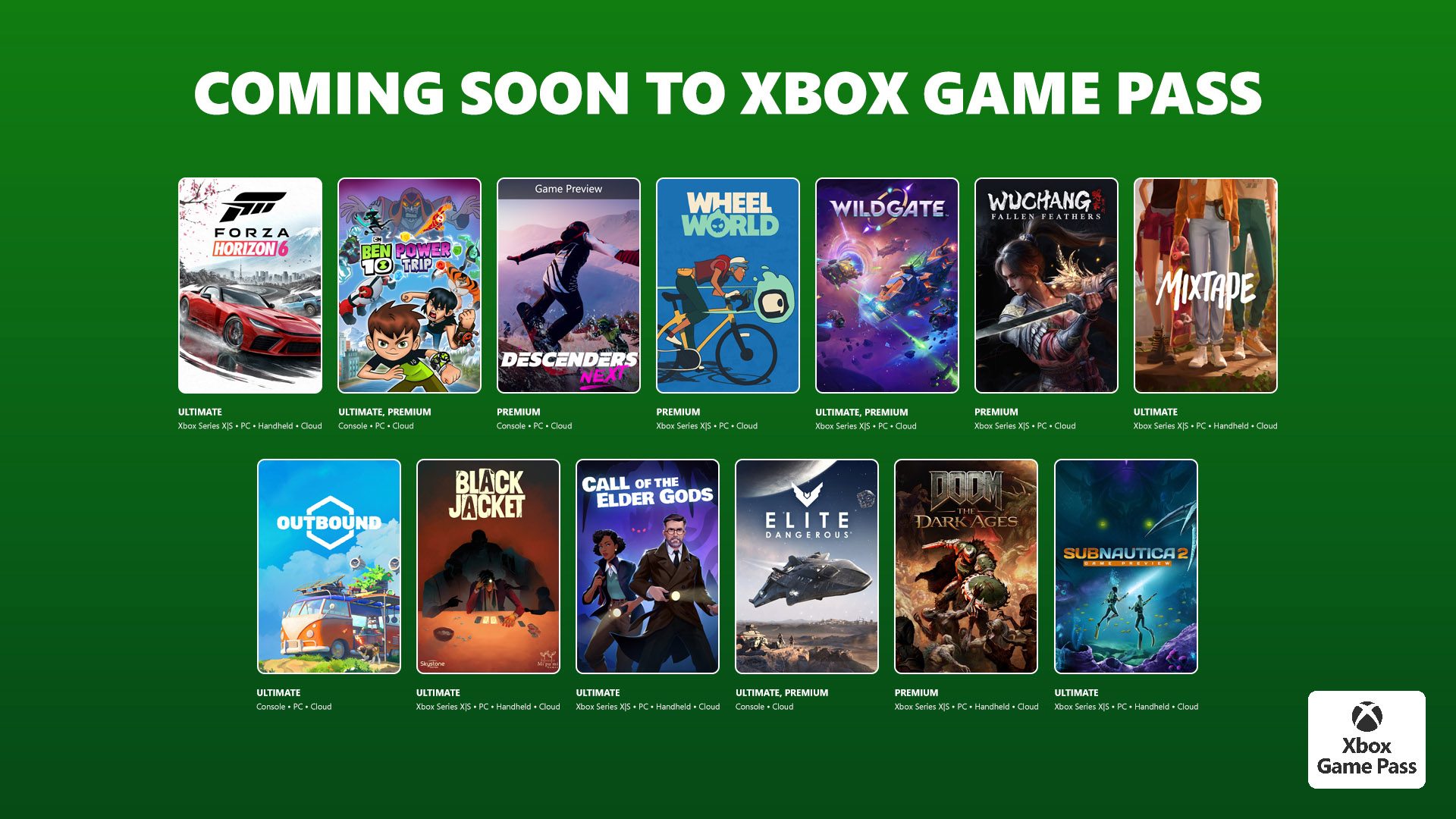 Game Pass inaugura su catálogo de mayo con el estreno de Mixtape y Subnautica 2