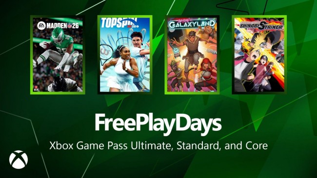 Juega gratis a Madden NFL 26, Top Spin 2K25 y más con Game Pass este fin de semana