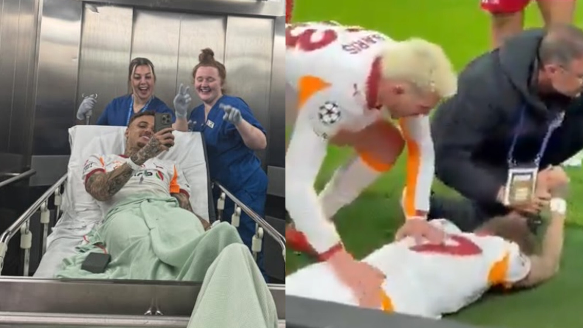 Noa Lang, del Galatasaray, se recupera tras su grave corte en el pulgar