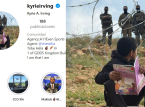Kyrie Irving de los Dallas Mavericks cambia su foto de perfil en solidaridad con los ni&ntilde;os palestinos