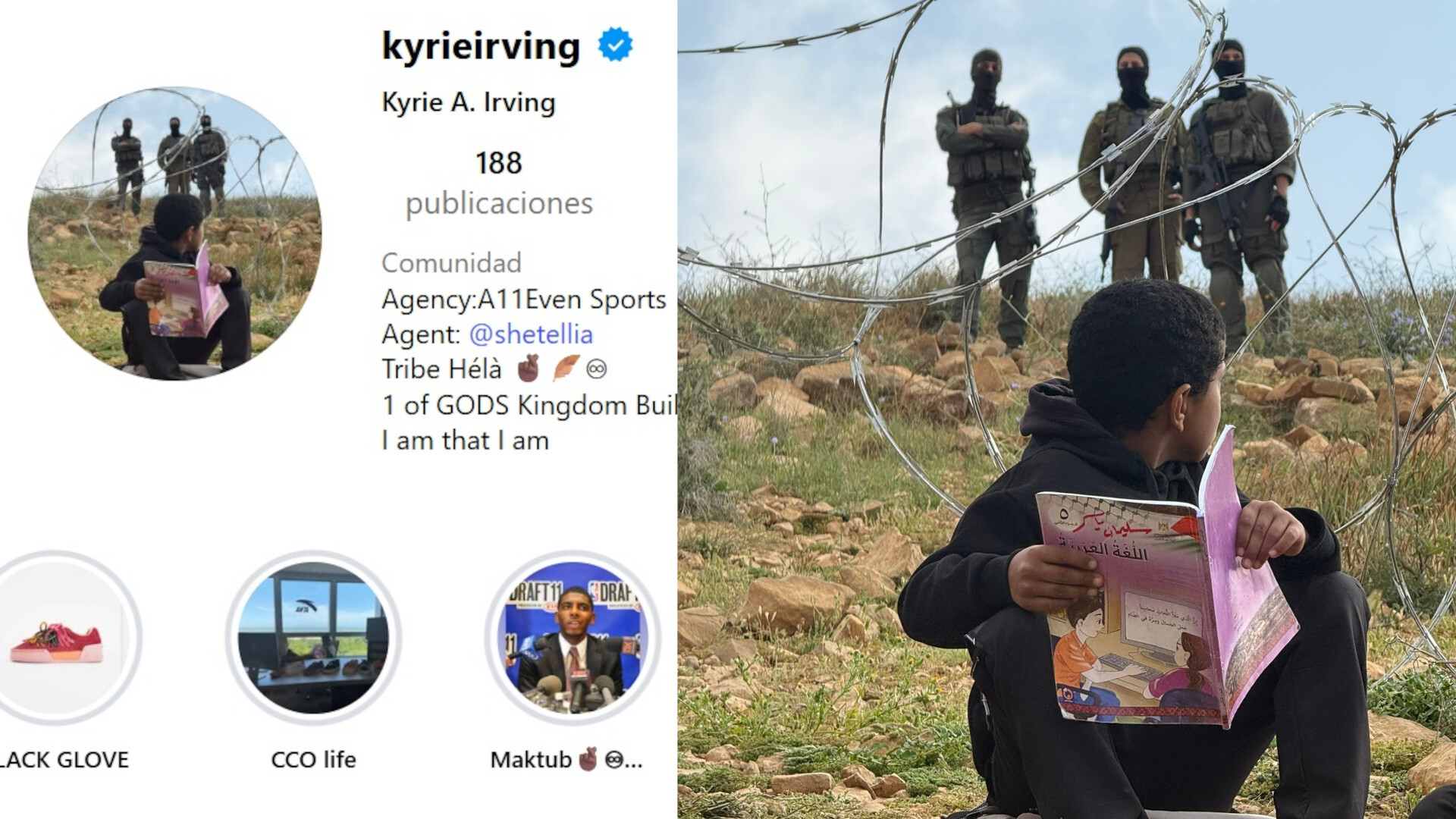 Estrella de la NBA con 20 millones de seguidores cambia su foto de perfil en apoyo de Palestina