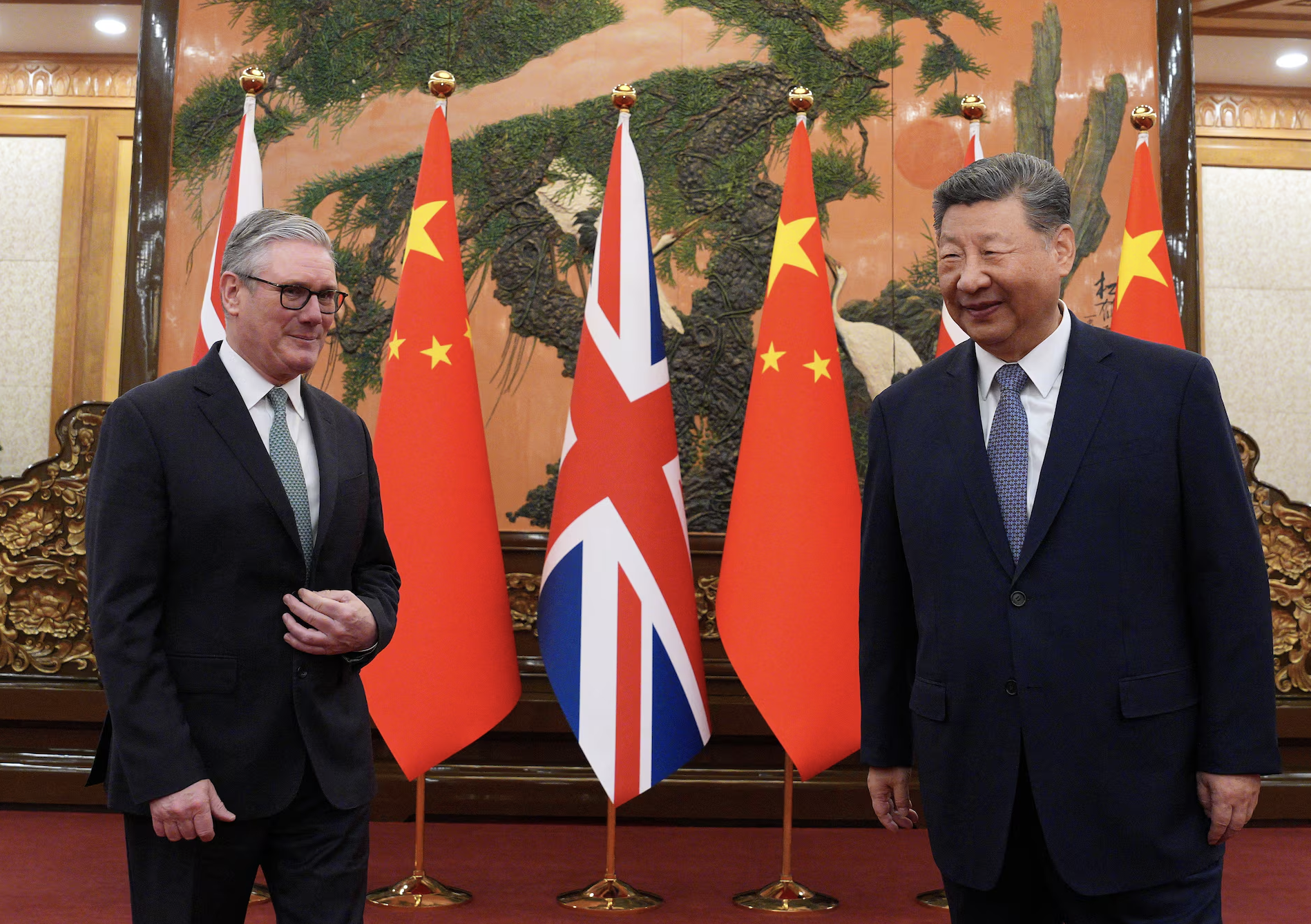 Starmer y Xi celebran el restablecimiento de los lazos entre el Reino Unido y China
