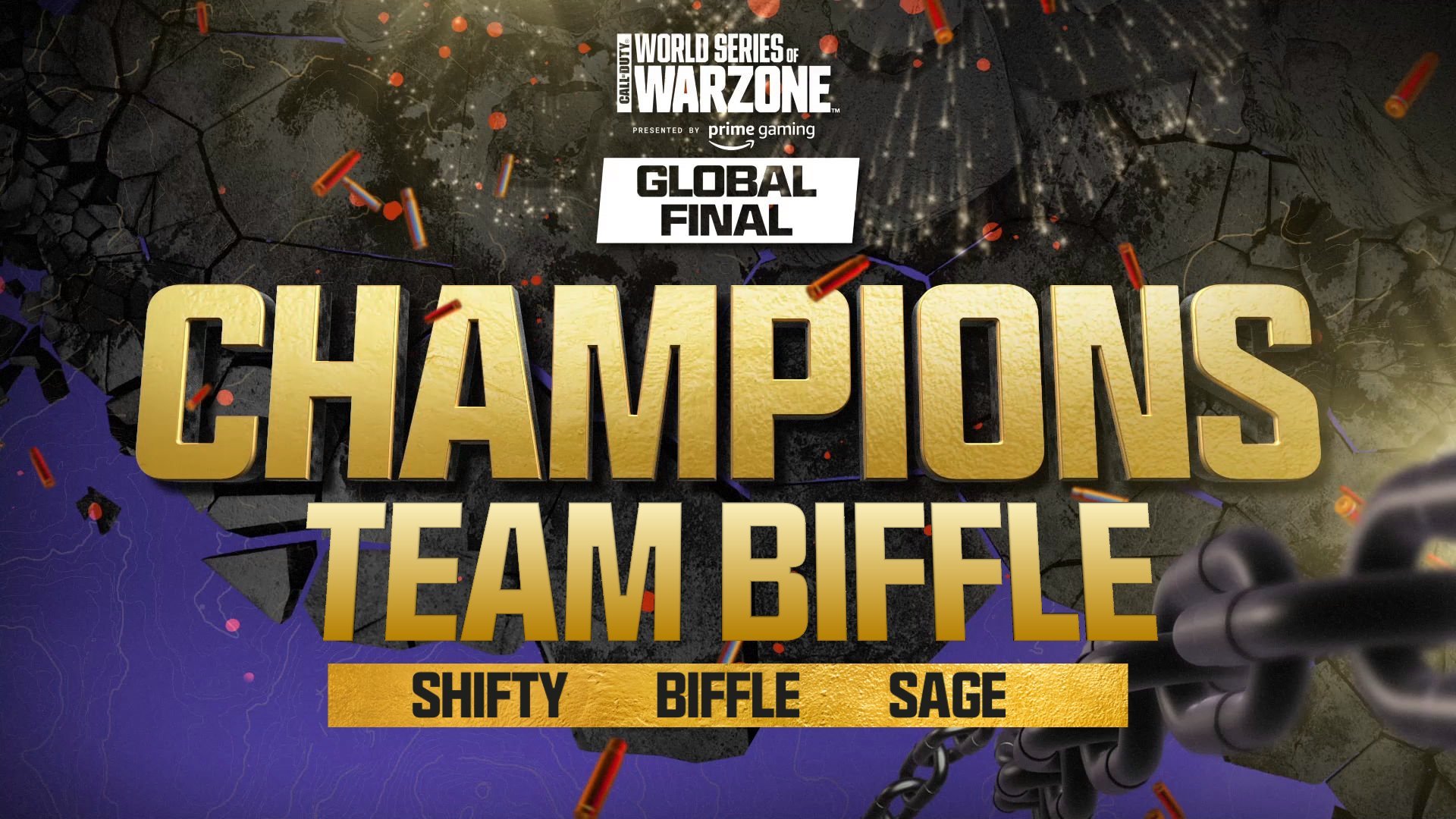 El equipo Biffle es el campeón de las World Series of Warzone