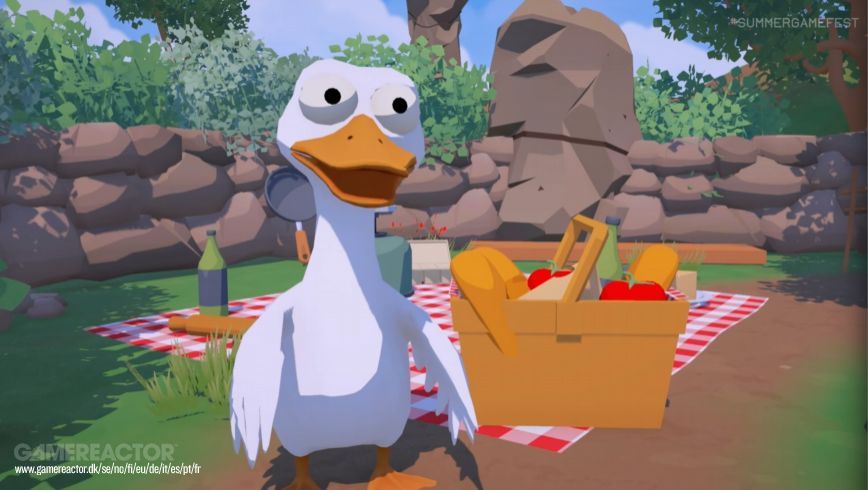 Haz equipo con un amigo para llevar tu preciado huevo a un lugar seguro en An Eggstremely Hard Game